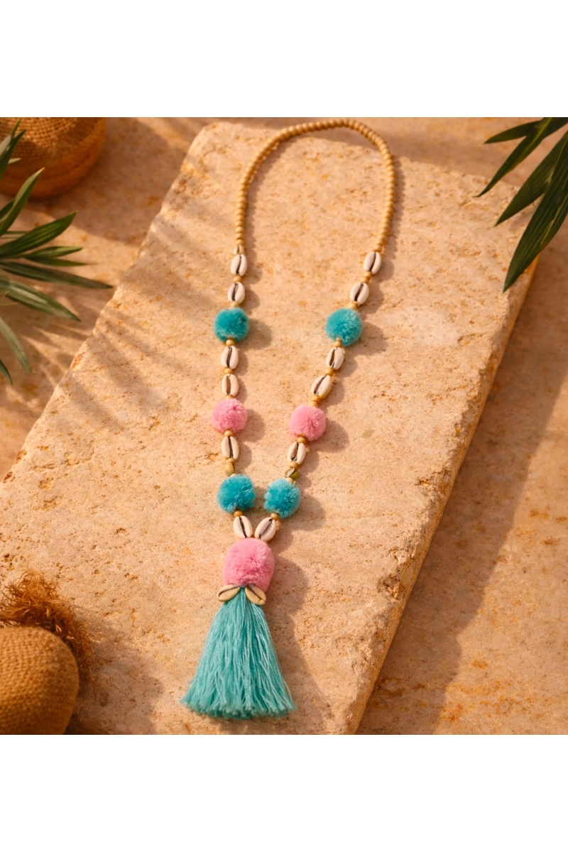 Miss June Paris — Pom-pom Necklace